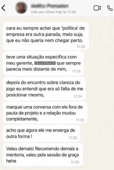 Depoimento de participante 4